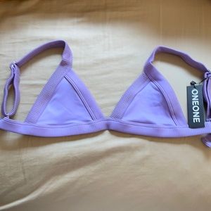 NWT Oneoneswimwear Kameron top lavender xsmall